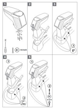 Подлокотник Armster II Toyota Yaris 2011 г.