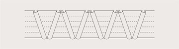 ЛЕНТА MG Z8 RIBBING TAPE, леска 7,5 см, польская ЦЕНА