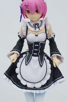 FIGURKA Anime Re Zero Ram Curtsey Premium SEGA Rem