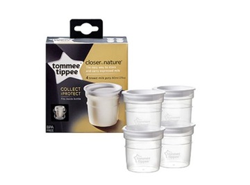 КОНТЕЙНЕРЫ ДЛЯ ЗАМОРАЖИВАНИЯ МОЛОКА TOMMEE TIPPEE - 4 ШТ.