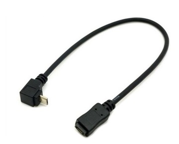 Удлинительный кабель MicroUSB — Micro USB ВЕРХНЯЯ 0,3 М