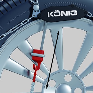 Цепи THULE KONIG XG-12 PRO 245 255/45 R19 SUV