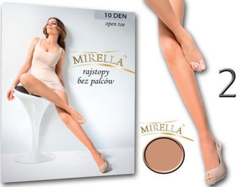 Колготки без пальцев MIRELLA OPEN TOE 2 Natural