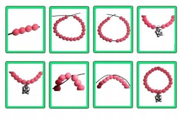 ПК НАБОР ДЛЯ ИЗГОТОВЛЕНИЯ БРАСЛЕТОВ БУСЫ ПОДАРОК ​​НА ПРИЧАСТИЕ ДЕНЬ ДЕТИ