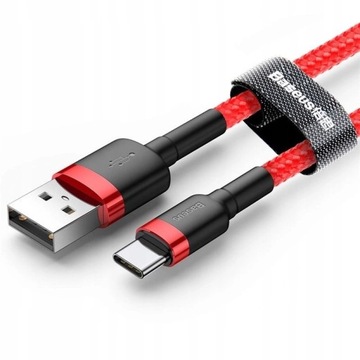 КАБЕЛЬ BASEUS KEVLAR УСИЛЕННЫЙ 2A 2M USB TYP C