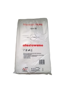 Woreczki torebki foliowe HDPE śniadaniowe 18x35cm