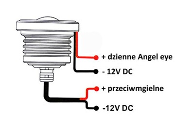 ДХО COB LED дневные ходовые огни Ангельские глазки противотуманки