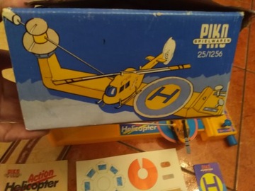 PIKO ACTION HELICOPTER - VINTAGE TOYS RETRO UNIKAT