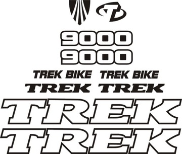 Набор наклеек для велосипеда TREK 9000 3-1C