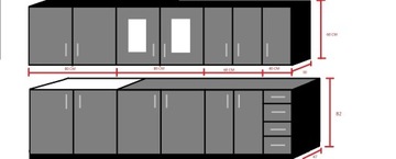 Кухонная мебель/столешница на заказ в комплекте/в сборе