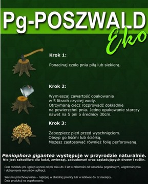 PG POSZWALD ECO ДЛЯ РАЗЛОЖЕНИЯ ПНЕЙ И КОМПОСТИРОВАНИЯ