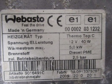 фото thumb №4, Webasto обігрівач 4e0265081ac