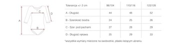 БАЛЕТНОЕ БОДИ 3/4 ДЛЯ БАЛЕТНОЙ РИТМИКИ X1 CC 110/116