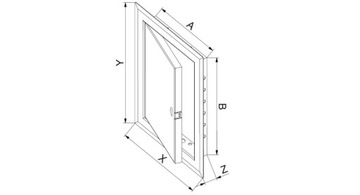 АВЕНТА МЕТАЛЛ ИНСПЕКТ ДВЕРЬ ДМ 40x50