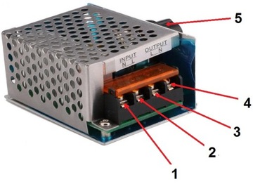 Регулятор скорости двигателя, напряжение 4000Вт 230В