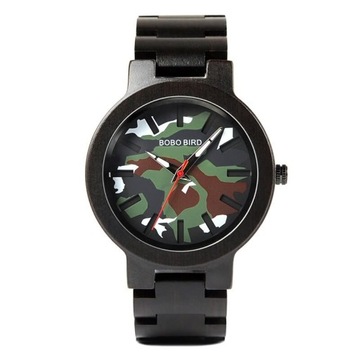 ДЕРЕВЯННЫЕ ЧАСЫ BOBO BIRD WR16 CAMO ДОСТАВКА PL