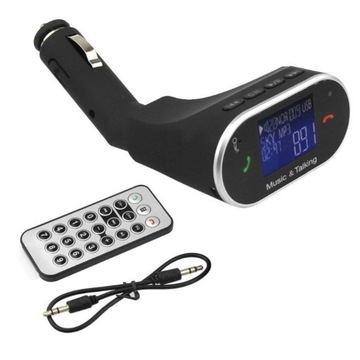 FM-передатчик Bluetooth LCD MP3 USB SD AUX пульт дистанционного управления