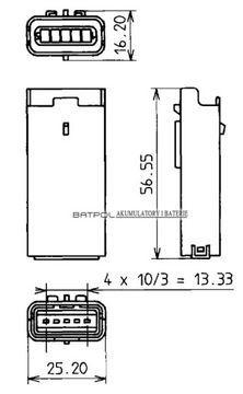 РАЗЪЕМ 5-КОНТАКТНЫЙ SICMA PEUGEOT CITROEN FIAT