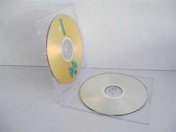 CD футляры x 2 SLIM для прозрачных дисков, 100 шт.