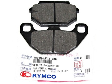 ТОРМОЗНЫЕ КОЛОДКИ Kymco A+B AGC 50/125 SUPER8 ПЕРЕДНИЕ