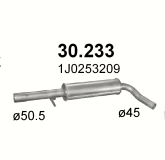 фото thumb №1, Гаситель средний seat leon toledo 30.233