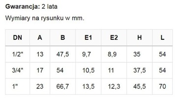 ШАРОВОЙ КРАН НИППЕЛЬ ДЛИНОЙ 1 ФУТ PN16 ВНУТРЕННЯЯ/НАРУЖНАЯ БАБОЧКА