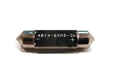 ЛАМПОЧКА 6 LED 4014 SMD ТРУБКА 36мм C5W C10W ПРЕМИУМ