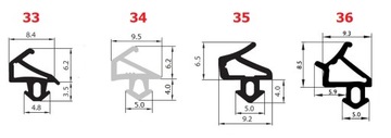 10mb Уплотнители Оконные уплотнители VEKA S-835x