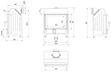 Каминная топка ZIBI 12 EKOPROJECT SET