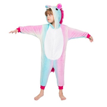 UNICORN Детская цельная пижама Kigurumi Onesie 122