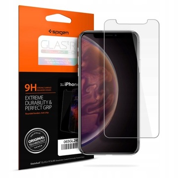 ПРОЧНЫЙ ЧЕХОЛ SPIGEN ARMOR — IPHONE X/XS + СТЕКЛО SGP