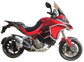 Пороги безопасности HEED Ducati Multistrada 1200/950 - серебристые