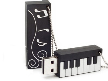 USB-НАКОПИТЕЛЬ 32 ГБ ОРГАННАЯ КЛАВИАТУРА МУЗЫКА + БРЕЛОК