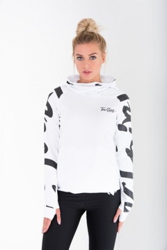 TREC WEAR HOODIE TRECGIRL 041 БЕЛЫЙ ЧЕРНЫЙ