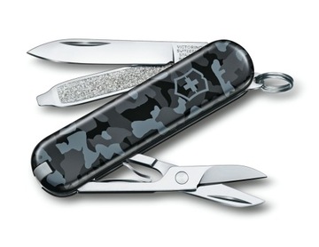 Victorinox 0.6223.942, Карманный нож Classic SD Navy, 58 мм, 7 функций, футляр