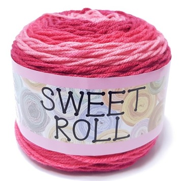 WŁÓCZKA SWEET ROLL akryl 140g FUKSJA 1047-03