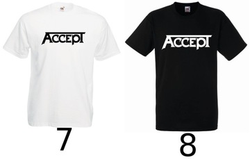 Accept T-Shirt Koszulka RÓŻNE WZORY XXL