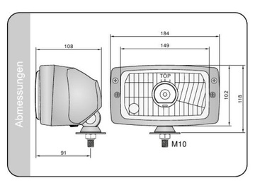 ОСНОВНАЯ ФАРА ZETOR DEUTZ LAMP + лампа H4