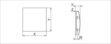 AWENTA PANEL ESCUDO PEH100 chrom SYSTEM+