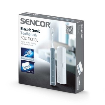 Sencor SOC1100SL Зубная щетка Sonic 10 режимов серая