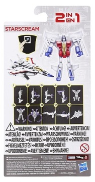 HASBRO TRANSFORMERS STARSCREAM САМОЛЕТ-РОБОТ 6-ступенчатый