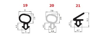 Уплотнитель для окон Оконные уплотнители VEKA COMPLET s-1127 s1126