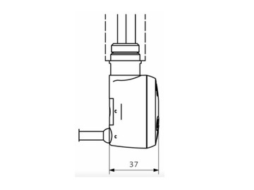 ЭЛЕКТРОНАГРЕВАТЕЛЬ 1/2' TERMA MEG SILVER MAT 200ВТ