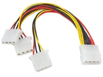 РАЗДЕЛИТЕЛЬ ПИТАНИЯ ДЛЯ HDD MOLEX 1–3