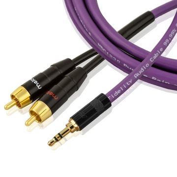 JACK CABLE 3,5 - 2RCA MELODIKA CINCH CABLE 5м