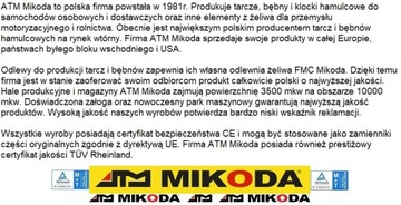 MIKODA 0222 GT ДИСКИ AUDI A4 B5 B6 B7 передние 288мм