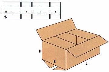 Karton klapowy 300x200x340mm Pudło Kartonowe