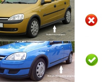 OPEL CORSA C COMBO НАКЛАДКА КРЫЛА КОЛЕСНЫЕ АРКИ