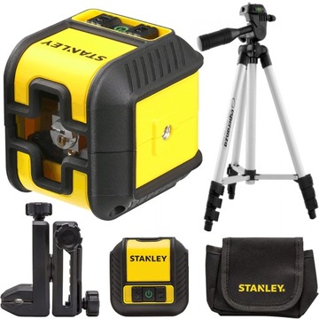 STANLEY CUBIX CROSS CROSS LASER ЗЕЛЕНЫЙ ЛАЗЕР дальность 16 м + ШТАТИВ STHT77499-1