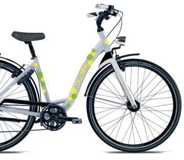 Наклейки на голландский женский городской велосипед CITYBIKE 803